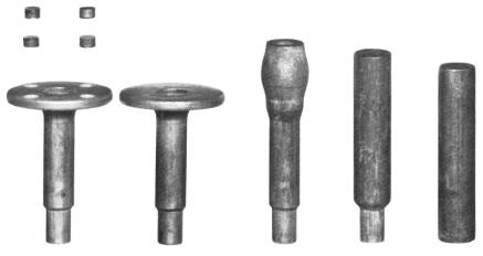 Scheme of heading parts with special heads.